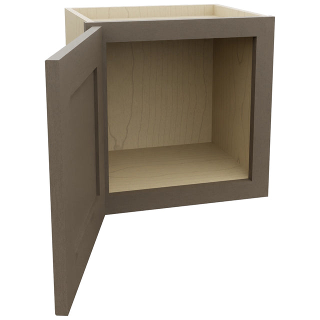 Fabuwood Galaxy Mocha W1515 Wall Standard Cabinet, Open View