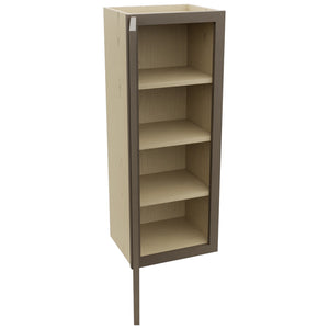 Fabuwood Galaxy Mocha W1539 Wall Standard Cabinet, Open View