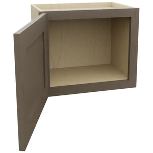 Fabuwood Galaxy Mocha W1815 Wall Standard Cabinet, Open View