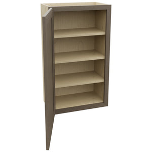 Fabuwood Galaxy Mocha W2136 Wall Standard Cabinet, Open View