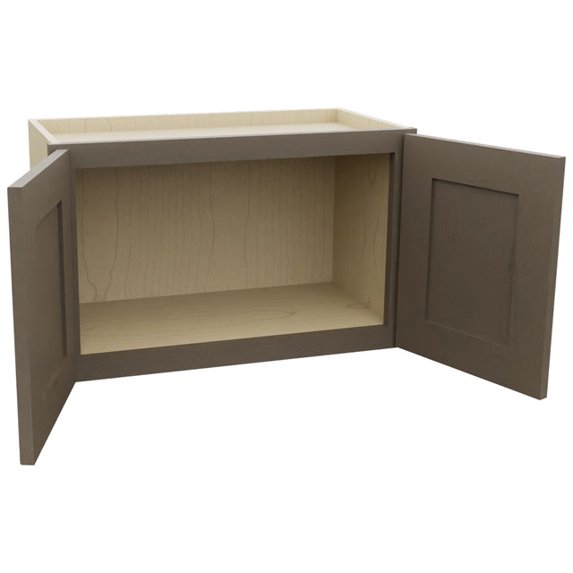 Fabuwood Galaxy Mocha W2415 Wall Standard Cabinet, Open View