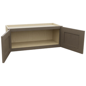 Fabuwood Galaxy Mocha W3012 Wall Standard Cabinet, Open View