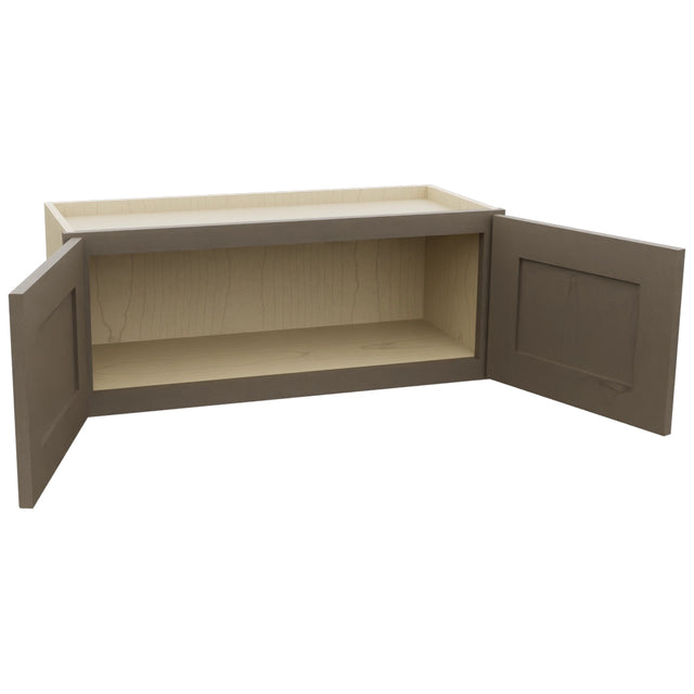 Fabuwood Galaxy Mocha W3012 Wall Standard Cabinet, Open View