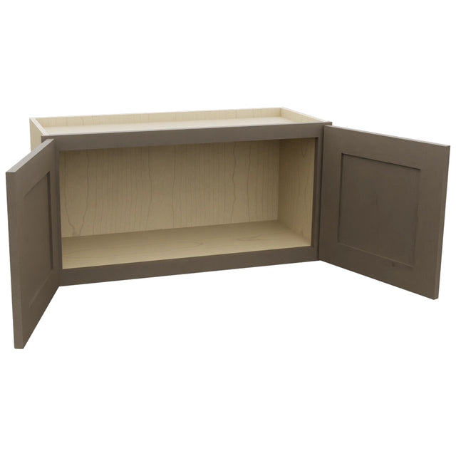Fabuwood Galaxy Mocha W3015 Wall Standard Cabinet, Open View