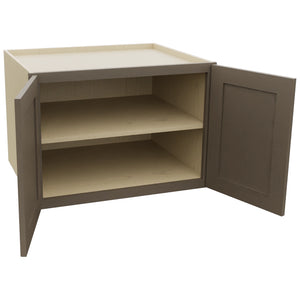 Fabuwood Galaxy Mocha W302124 Wall Deep Cabinet, Open View