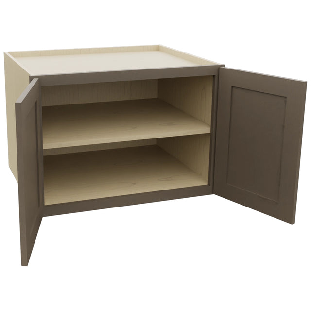 Fabuwood Galaxy Mocha W302124 Wall Deep Cabinet, Open View