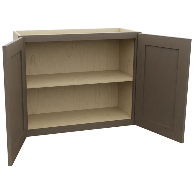 Fabuwood Galaxy Mocha W3024 Wall Standard Cabinet, Open View
