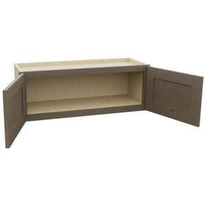 Fabuwood Galaxy Mocha W3312 Wall Standard Cabinet, Open View
