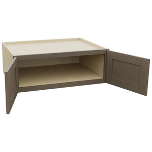 Fabuwood Galaxy Mocha W331224 Wall Deep Cabinet, Open View