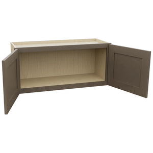 Fabuwood Galaxy Mocha W3315 Wall Standard Cabinet, Open View