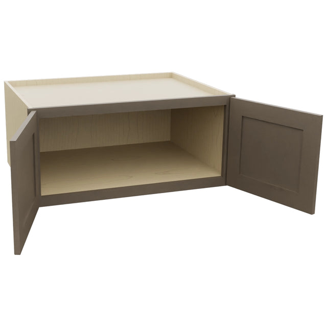 Fabuwood Galaxy Mocha W331524 Wall Deep Cabinet, Open View