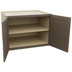 Fabuwood Galaxy Mocha W332424 Wall Deep Cabinet, Open View