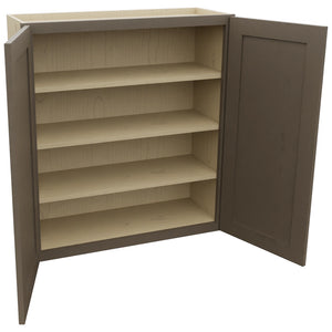 Fabuwood Galaxy Mocha W3336 Wall Standard Cabinet, Open View