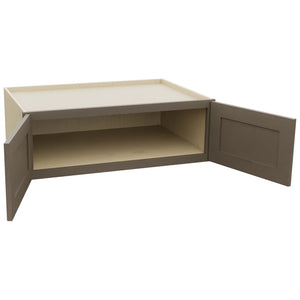 Fabuwood Galaxy Mocha W361224 Wall Deep Cabinet, Open View
