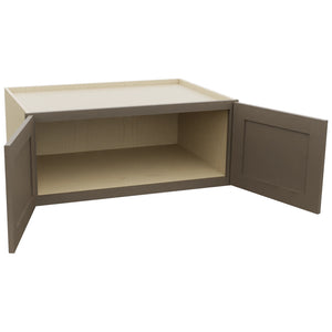 Fabuwood Galaxy Mocha W361524 Wall Deep Cabinet, Open View