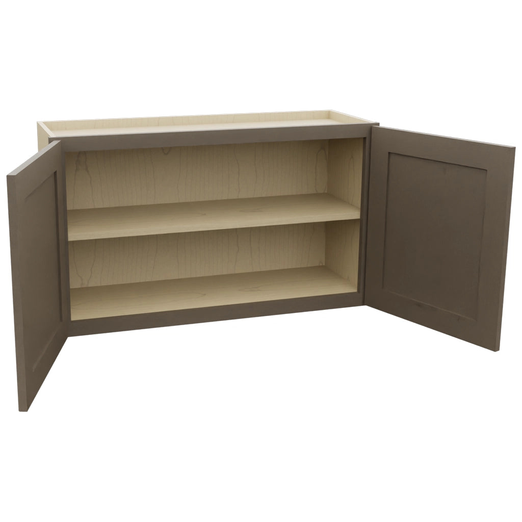 Fabuwood Galaxy Mocha W3621 Wall Standard Cabinet, Open View