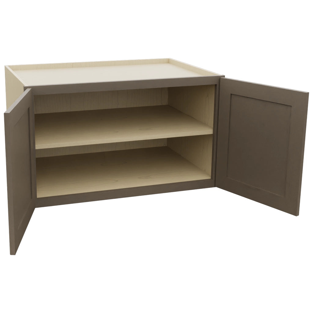 Fabuwood Galaxy Mocha W362124 Wall Deep Cabinet, Open View