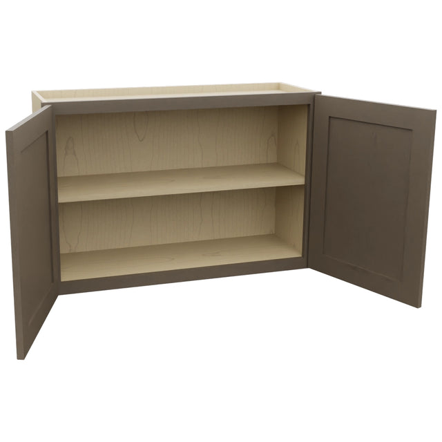 Fabuwood Galaxy Mocha W3624 Wall Standard Cabinet, Open View