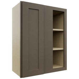 Fabuwood Galaxy Mocha WBC2430 Wall Corner Blind Cabinet, Front View