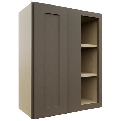 Fabuwood Galaxy Mocha WBC2430 Wall Corner Blind Cabinet, Front View