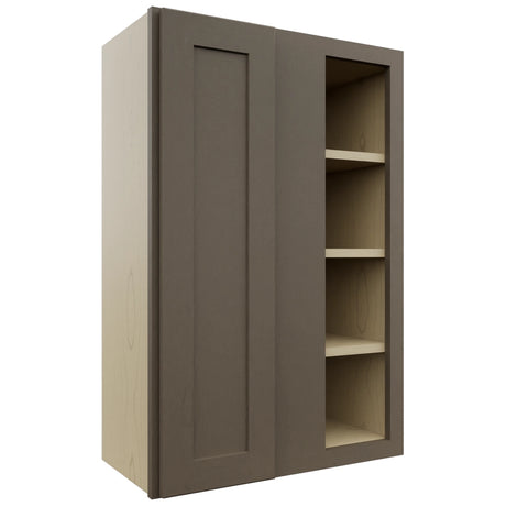 Fabuwood Galaxy Mocha WBC2436 Wall Corner Blind Cabinet, Front View
