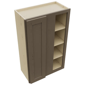Fabuwood Galaxy Mocha WBC2439 Wall Corner Blind Cabinet, Top View