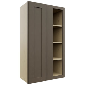 Fabuwood Galaxy Mocha WBC2442 Wall Corner Blind Cabinet, Front View