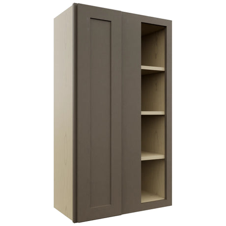 Fabuwood Galaxy Mocha WBC2442 Wall Corner Blind Cabinet, Front View