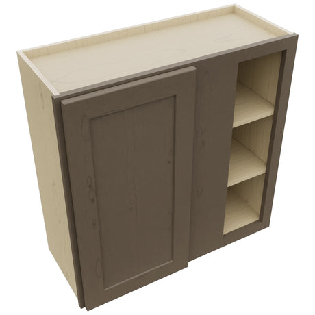 Fabuwood Galaxy Mocha WBC3030 Wall Corner Blind Cabinet, Top View