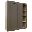 Fabuwood Galaxy Mocha WBC3036 Wall Corner Blind Cabinet, Front View