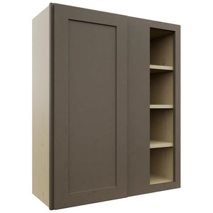 Fabuwood Galaxy Mocha WBC3036 Wall Corner Blind Cabinet, Front View