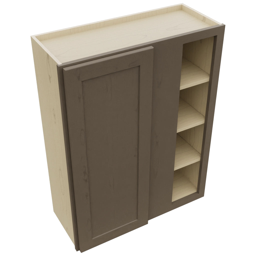 Fabuwood Galaxy Mocha WBC3039 Wall Corner Blind Cabinet, Top View