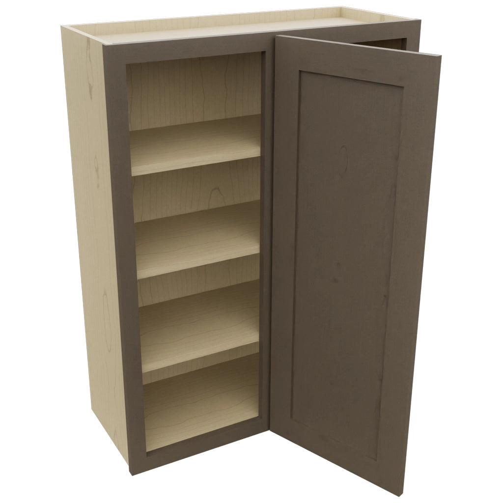 Fabuwood Galaxy Mocha WBC3039 Wall Corner Blind Cabinet, Open View