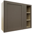 Fabuwood Galaxy Mocha WBC3630 Wall Corner Blind Cabinet, Front View