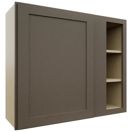 Fabuwood Galaxy Mocha WBC3630 Wall Corner Blind Cabinet, Front View