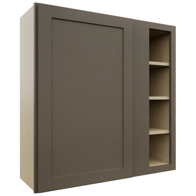 Fabuwood Galaxy Mocha WBC3636 Wall Corner Blind Cabinet, Front View