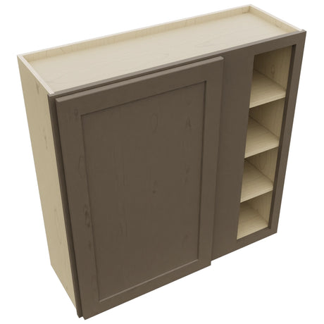 Fabuwood Galaxy Mocha WBC3636 Wall Corner Blind Cabinet, Top View
