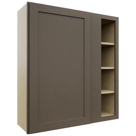 Fabuwood Galaxy Mocha WBC3639 Wall Corner Blind Cabinet, Front View