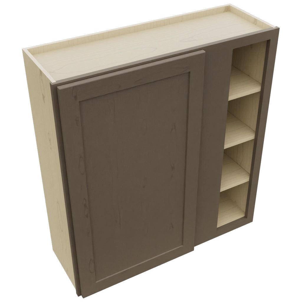 Fabuwood Galaxy Mocha WBC3639 Wall Corner Blind Cabinet, Top View
