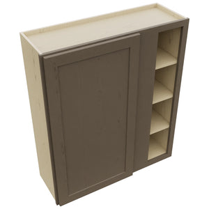 Fabuwood Galaxy Mocha WBC3642 Wall Corner Blind Cabinet, Top View