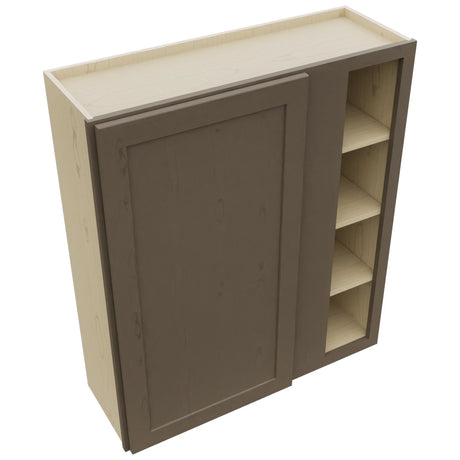 Fabuwood Galaxy Mocha WBC3642 Wall Corner Blind Cabinet, Top View