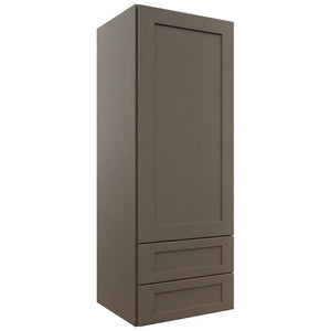 Fabuwood Galaxy Mocha WD1848 Wall Drawer Cabinet, Front View