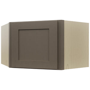 Fabuwood Galaxy Mocha WDC2415 Wall Corner Diagonal Cabinet, Front View