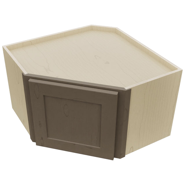 Fabuwood Galaxy Mocha WDC2415 Wall Corner Diagonal Cabinet, Top View