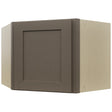 Fabuwood Galaxy Mocha WDC2418 Wall Corner Diagonal Cabinet, Front View