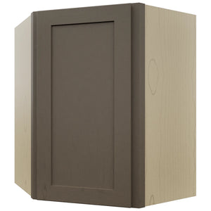 Fabuwood Galaxy Mocha WDC2430 Wall Corner Diagonal Cabinet, Front View