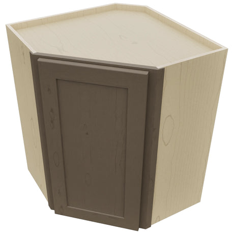 Fabuwood Galaxy Mocha WDC2430 Wall Corner Diagonal Cabinet, Top View