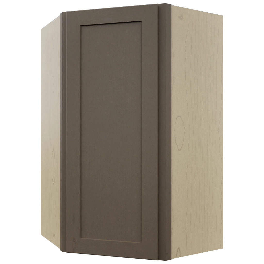 Fabuwood Galaxy Mocha WDC2439 Wall Corner Diagonal Cabinet, Front View