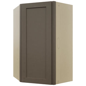 Fabuwood Galaxy Mocha WDC2439 Wall Corner Diagonal Cabinet, Front View