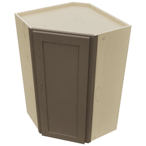 Fabuwood Galaxy Mocha WDC2439 Wall Corner Diagonal Cabinet, Top View